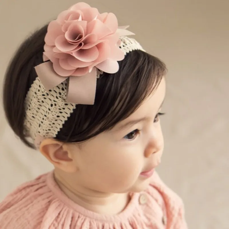 

Haar Accessoires Unisex Cotton Rushed For 2019 Sale New Hair Clips For Belt Baby Lovely Flowers Girl Princess Ring Accessories