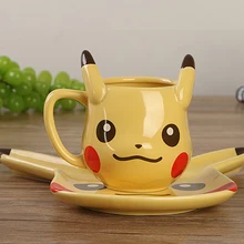 Anime Spiel Taschen-monster Pikachu Kaffeetasse Kreative Niedlichen Keramische Kaffeetasse für Freund Geschenk
