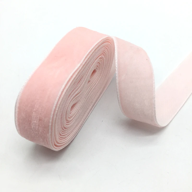 3 ярда 3/"(20 мм) бархатная лента для украшения свадебной вечеринки лента ручной работы подарочная упаковка бантик для волос DIY Рождественская лента# розовый