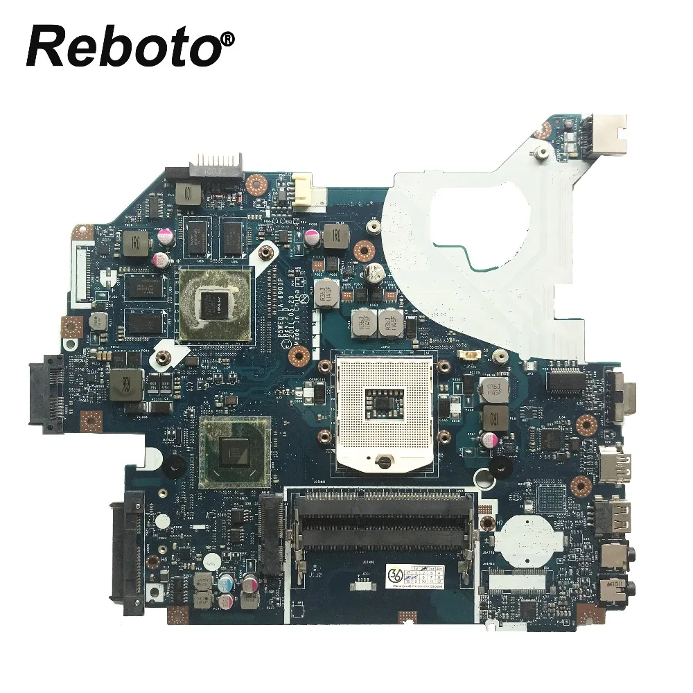 

Reboto High quality For ACER 5750 5750G NV57H Laptop motherboard HM65 P5WE0 LA-6901P GT630M/1GB GPU MB 100% Tested Fast Ship