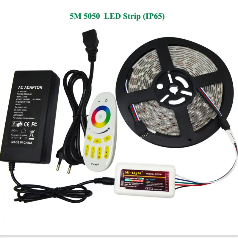 5 20 м RGB/W Светодиодная лента 5050 водонепроницаемая IP20/IP65 DC12V 4 цвета в 1 светодиодный