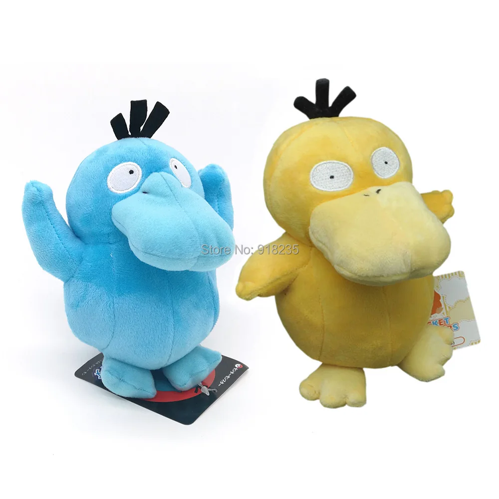 10/лот 2 цвета плюшевые куклы блестящие Psyduck 15 см мягкие Подарки для аниме мультфильм куклы