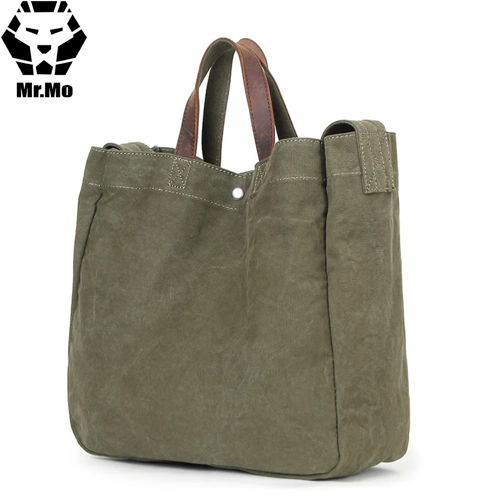 

Simple Design Summer Bags Canvas Leather Handle Bag Bao Bao Casual Tote For Women Men Girls Shoulder Messenger Crossbody Bags