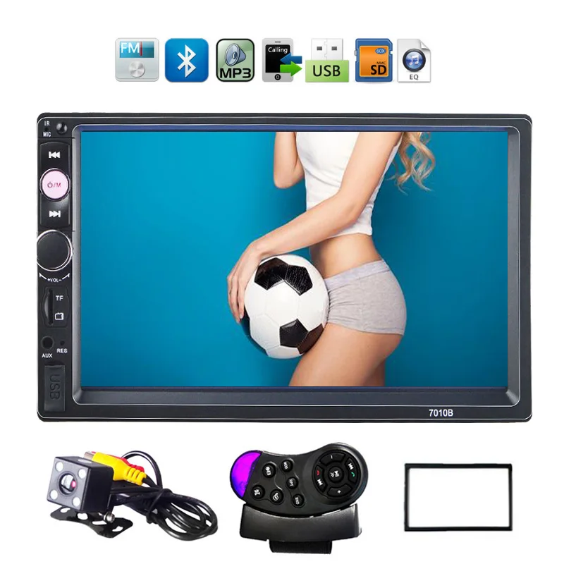 

Autoradio 2din Car Radio Stereo HD Touch Screen Multimedia Player Auto audio FM Bluetooth mirror link Camera MP3 MP5 universal