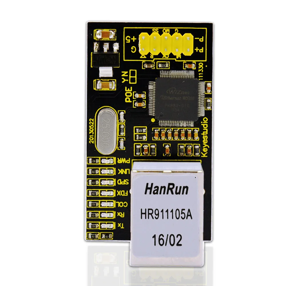 Бесплатная доставка! Keyestudio W5100 Ethernet сетевой модуль для Arduino UNOR3|poe module|module poemodule w5100 |