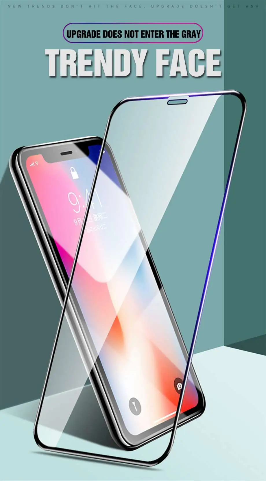 Новинка, 5D Защитное стекло для iPhone 6, 6s, 7, 8 Plus, стекло для iPhone X, XS, XR, XS MAX, полное покрытие, Защитная пленка для экрана