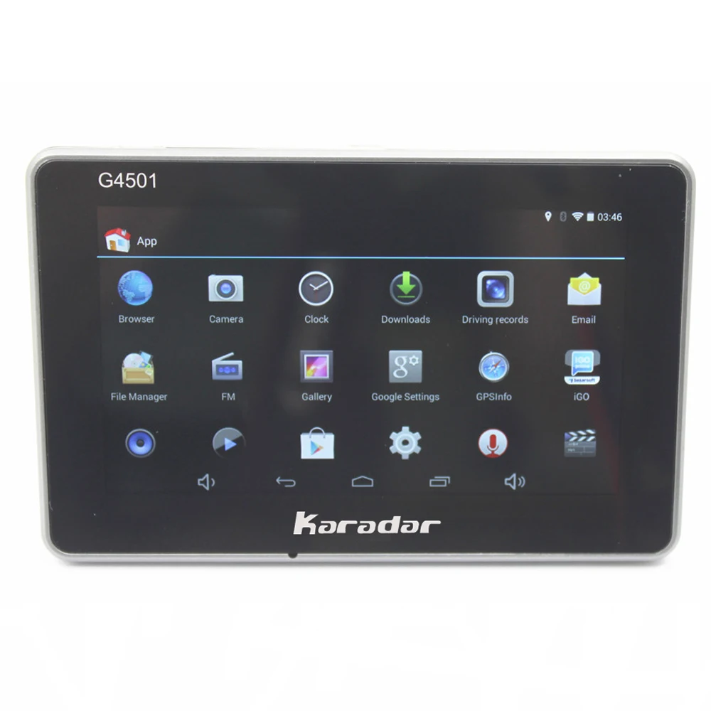 Karadar Android 4.4.2 Автомобильная камера buit-in gps навигация, Bluetooth, FM, Wifi, 8G g-сенсор автоматическая запись gps DVR