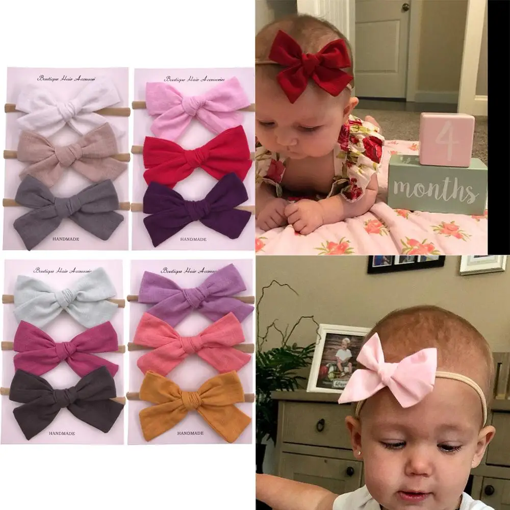 nylon headband bows for babies