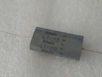 

100% New and original 250V 4.7UF 475J Split frequency polar film axial capacitance