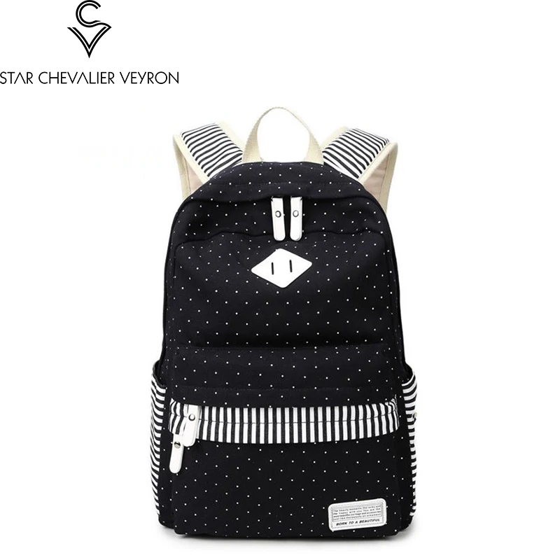 

2017 6 new colors High Quality Cute Preppy Style woman backpack Women bag Backpack female school bag Printing casual canvas bag