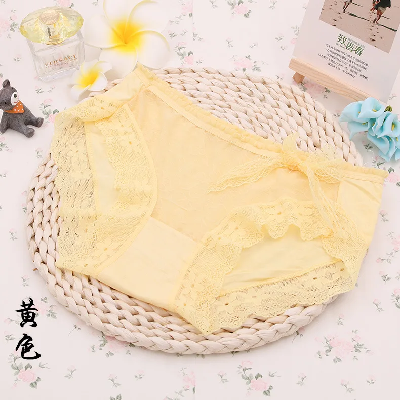 New Arrived 3Pcs/Lot Girl Panties Underwear Lace Briefs Cotton Lingerie Soft Comfortable Bowknot Panty Wholesale New Arrived 3Pcs/Lot Girl Panties Underwear Lace Briefs Cotton Lingerie Soft Comfortable Bowknot Panty Wholesale