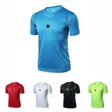Футболки для бега Спортивная футболка мужская с v-образным вырезом с коротким рукавом пот быстросохнущая Спортивная дышащая Спортивная футболка