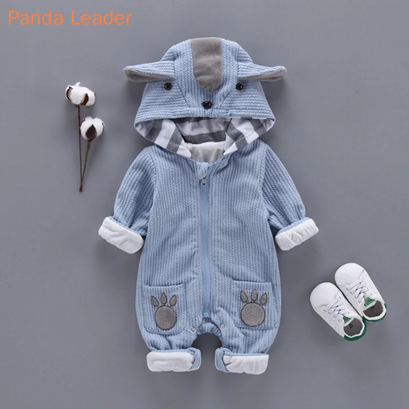 Spring Autumn Baby Girls Boys Rompers Cartoon Cute Outfits Hooded Jumpsuits Newborn Clothes Infant Clothing Bebe Menino Macacao