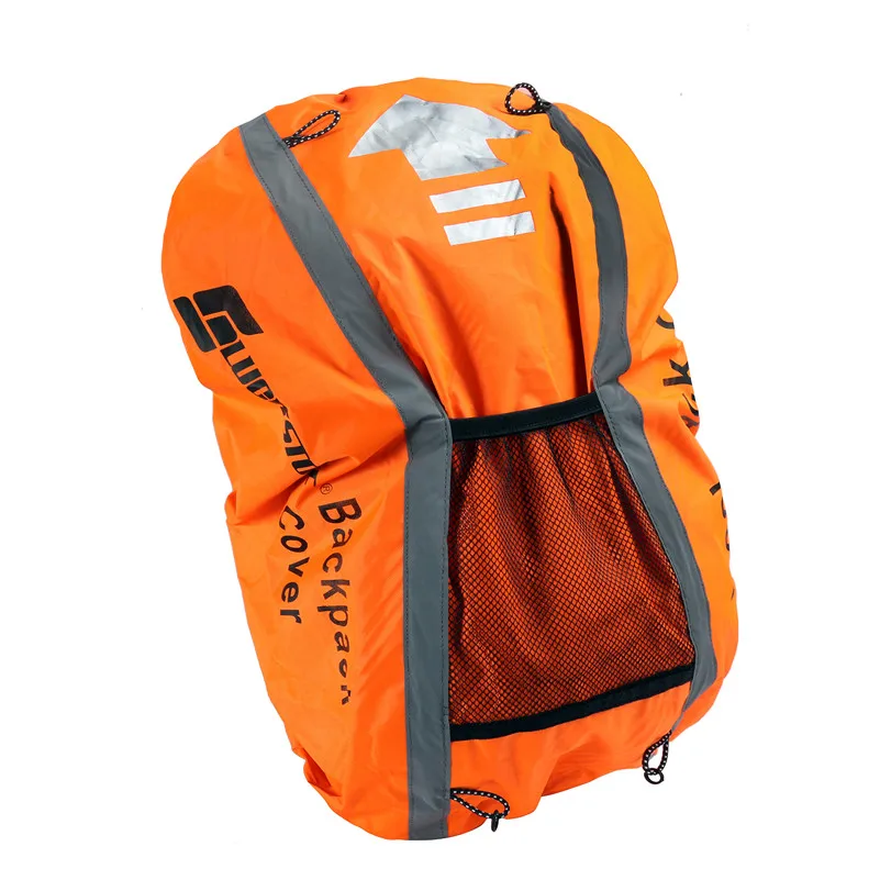 WEST BIKING Водонепроницаемая велосипедная сумка 25-40L велосипедный рюкзак светоотражающий Ciclismo дождевик 40*50 см горные велосипеды сумки дождевик - Цвет: Orange