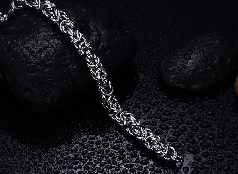Модные мужские браслеты из нержавеющей стали металлические аксессуары|bracelet