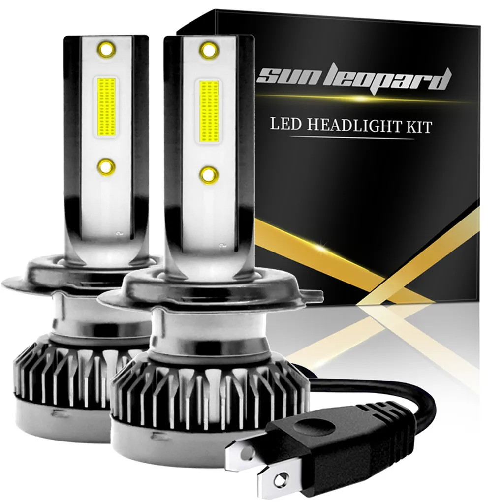 

CARPRIE Car Headlight Bulbs2019 new hot sale 2x H7 40W 8000LM COB LED Car Headlight Kit Hi/Lo Beam Light Bulbs White 6000K 9719