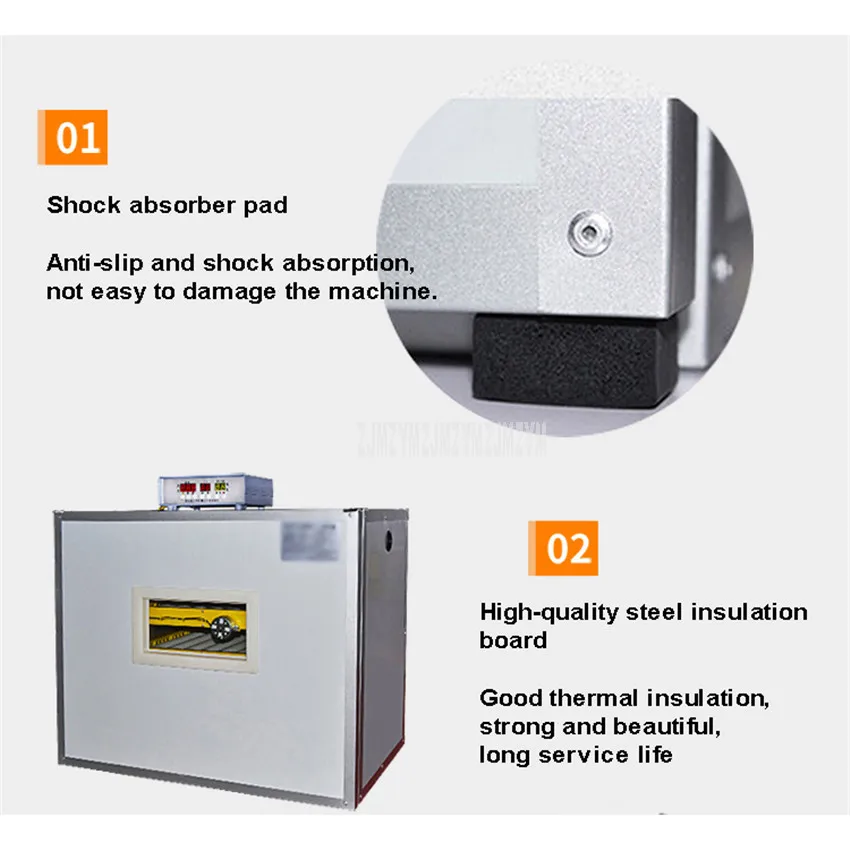 Household Home Use Fully Automatic 240pcs Capacity Eggs Incubator Hatching Incubator Hatcher For Chicken Duck Goose Poultry Eggs Household Home Use Fully Automatic 240pcs Capacity Eggs Incubator Hatching Incubator Hatcher For Chicken Duck Goose Poultry Eggs
