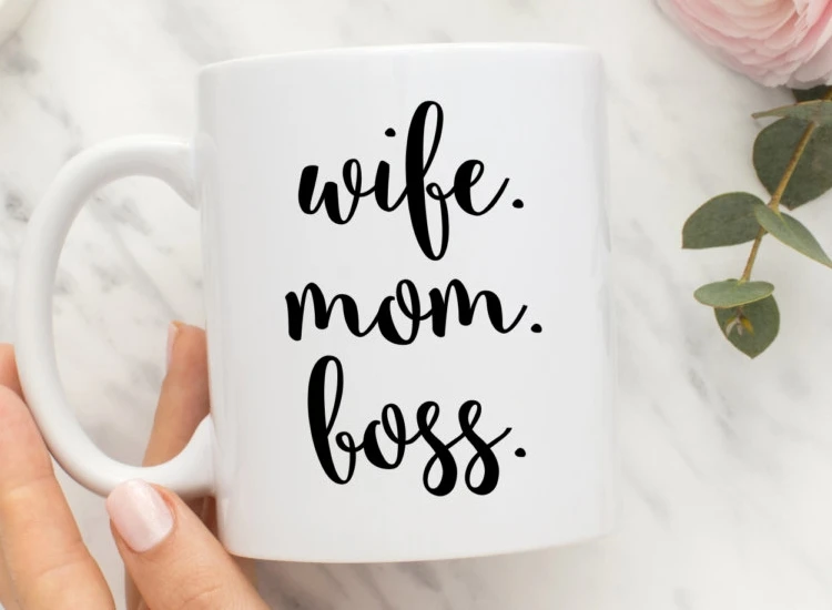 mom wife boss mug