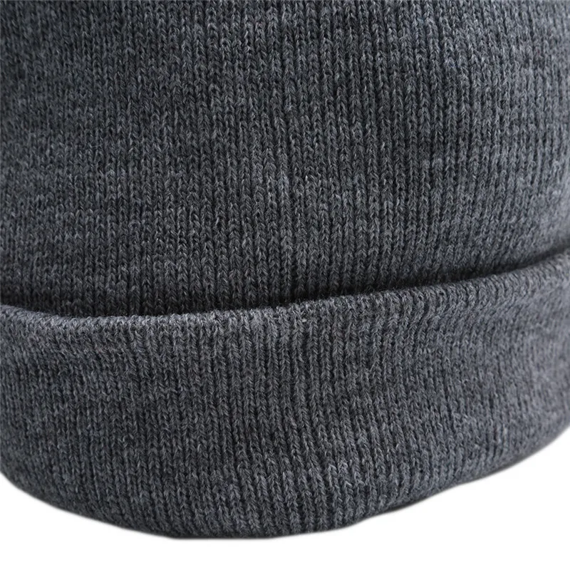 Женская милая Повседневная зимняя теплая шапка Skullies Beanies, модная дизайнерская Шерстяная кепка, шляпа с серыми и белыми кошачьими ушками, вязаные шапки, зимняя шапка