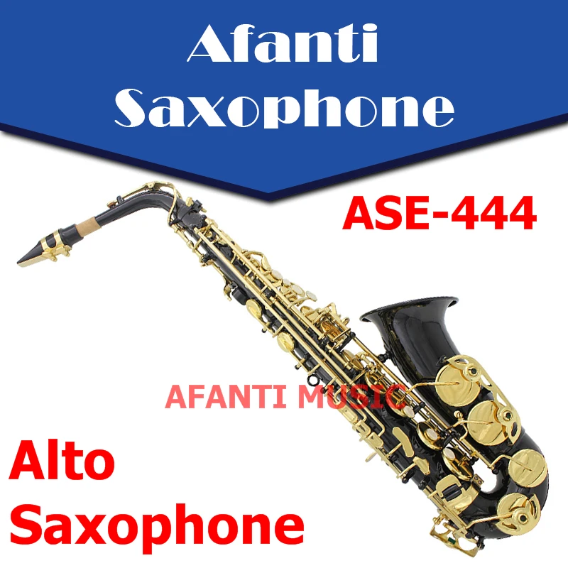 Eb tone Brass body Gold finish Alto font b Saxophone b font ASE 444