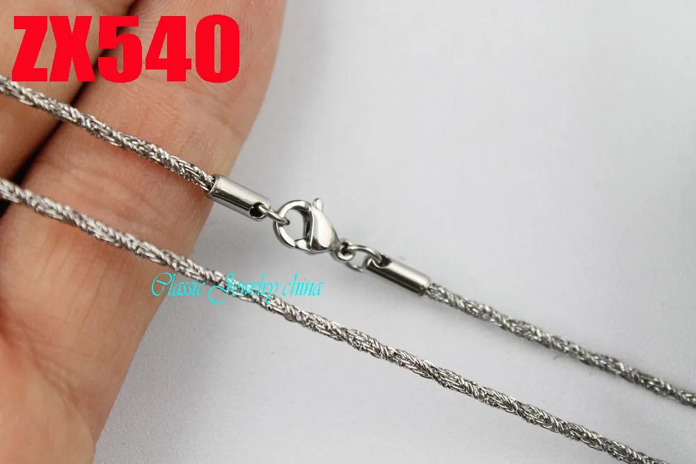 20 шт. цепочка из нержавеющей стали 14 38 дюймов 1 8 мм|fashion jewelry|jewelry fashionstainless steel necklace |