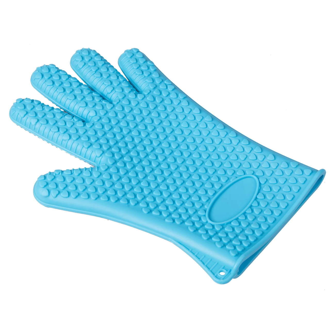 Новейшие кухонные термостойкие силиконовые перчатки держатель для посуды для духовки выпечки барбекю кулинарные рукавицы перчатки для мытья посуды - Цвет: Синий