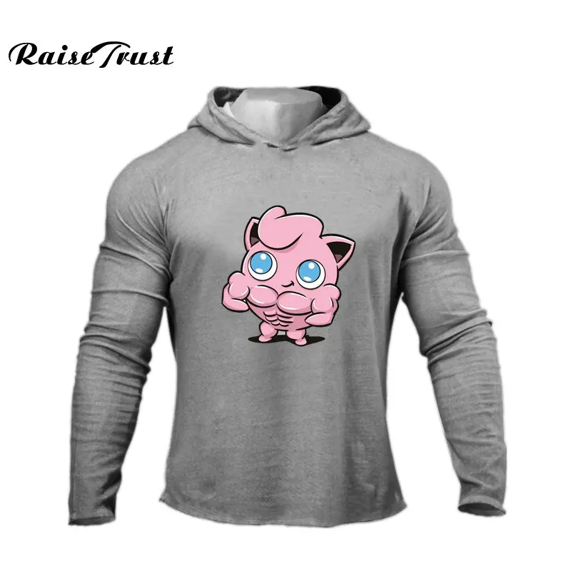 

Hooded Sweatshirt For Male Sweatshirt Men's Autumn Winter Hip Hop Pullover Top Blouse Long-sleeves Bodybuilding Moletom EU Size