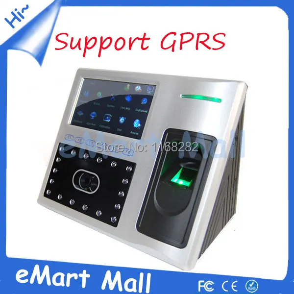 

Free shipping! Facial time attendance and fingerprint attendance optional GPRS