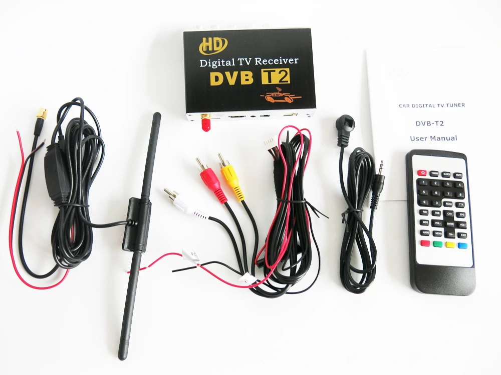 krando car digital TV box DVB-T2 with one antenna (2)