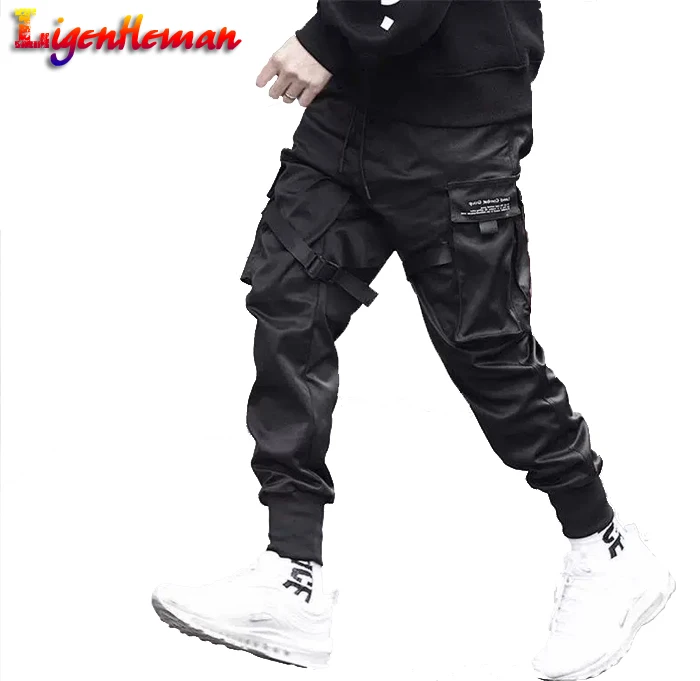 

Male Casual Fashion Cargo Pants Men 2019 Men Multi-pocket Harem Hip Pop Pants Trousers Streetwear Sweatpants Hombre KC6Y15