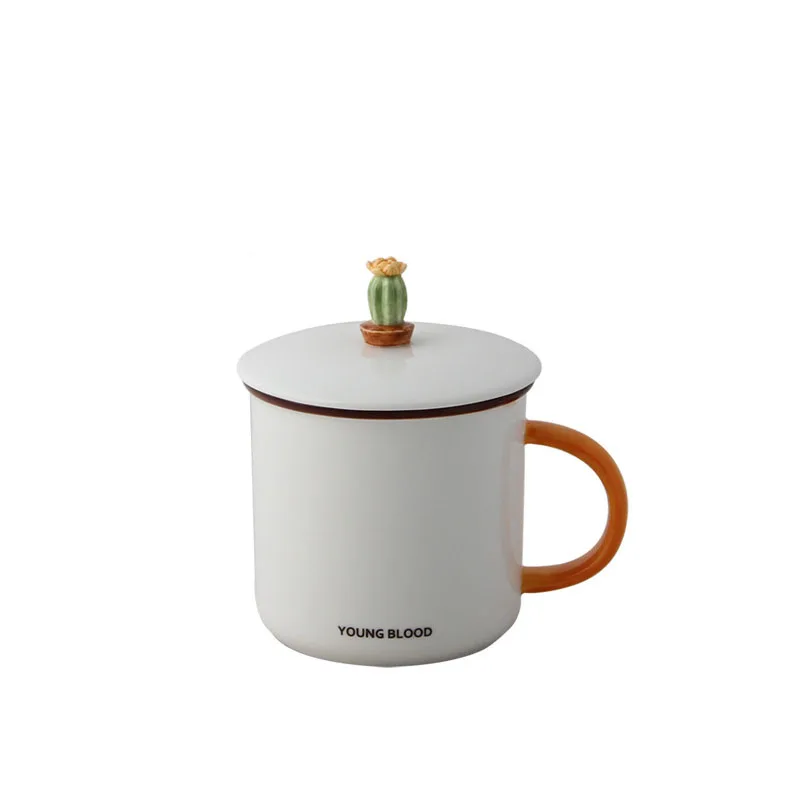 

Retro creative couple drinking water cup office with lid coffee cup