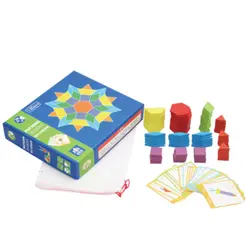 Красочные интеллектуальные износостойкие игры развития Забавный Подарок детская головоломка гладкие Дети обучения деревянная обучающая