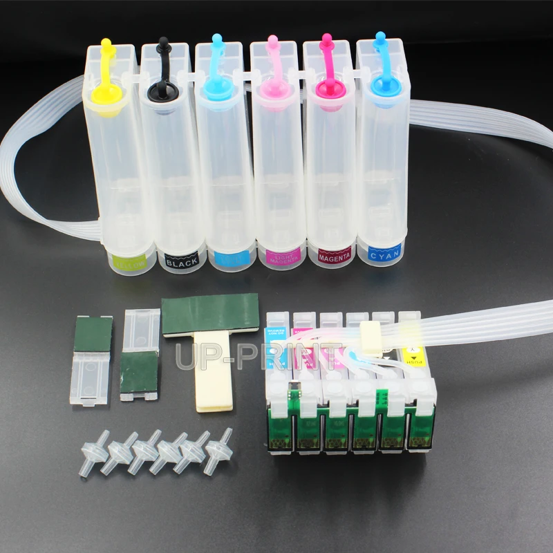 UP T0781 - T0786 continuous INK system Bulk Ink System CIS CISS for R280 r380 rx595 rx580 rx680 Artisan 50 ink cartridge | Компьютеры и