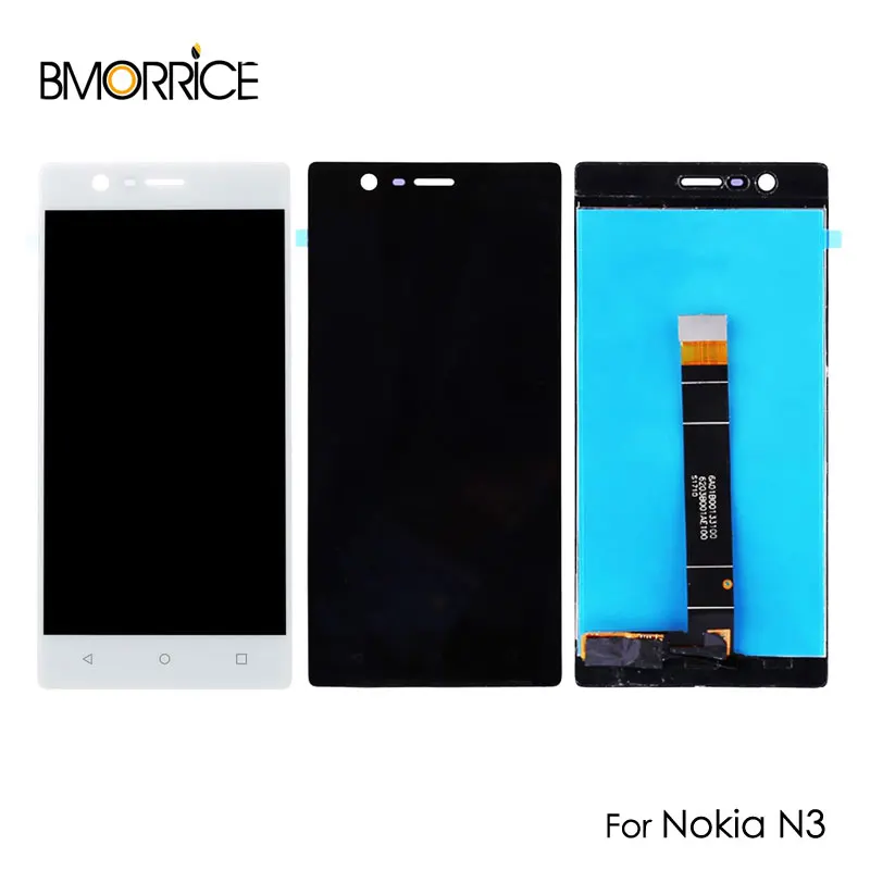ЖК дисплей для Nokia 3 N3 TA 1032 сенсорный экран дигитайзер Сенсорная панель запасные