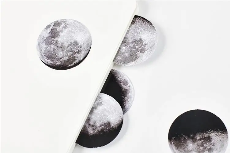 45 шт. Moon Phase Стикеры s DIY творческий Дневник Тетрадь Скрапбукинг школьные канцелярские принадлежности ручной работы декоративная печать