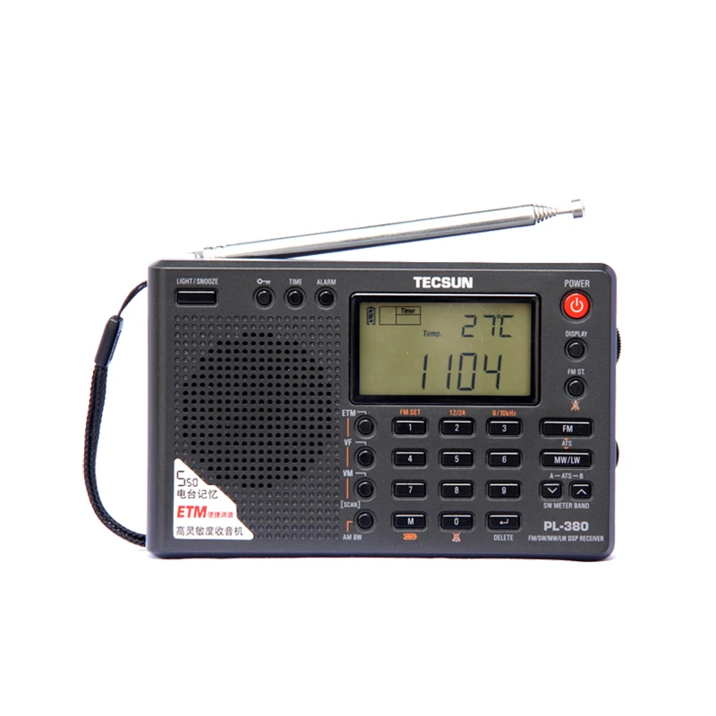 Tecsun PL-380 PL380 радио цифровой PLL Портативный Радио FM стерео/LW/SW/MW приемник DSP хороший - изображение