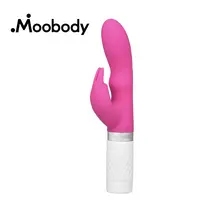 INS 10 Speeds Heating Rabbit Vibrator Large Rotating Dildo Vibrator Clitoris G-spot Stimulator USB Charging Sex Toys For Women