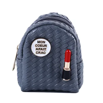 

Fashion Mini Coin Purses Lipstick Coin Bag Multifunction Portable Zipper Small Bags Chain Keychain Women Bags Purse For Coins