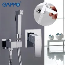 Gappo bidet faucet Bathroom bidet shower set Shower faucet toilet bidet muslim shower Brass wall mounted washer tap mixer free shipping gold clour double handles bathroom bidet faucet sex faucet mixer tap