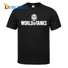 funny game world of tanks T Shirts Men Cotton Short Sleeve Funny Man T Shirt Mens