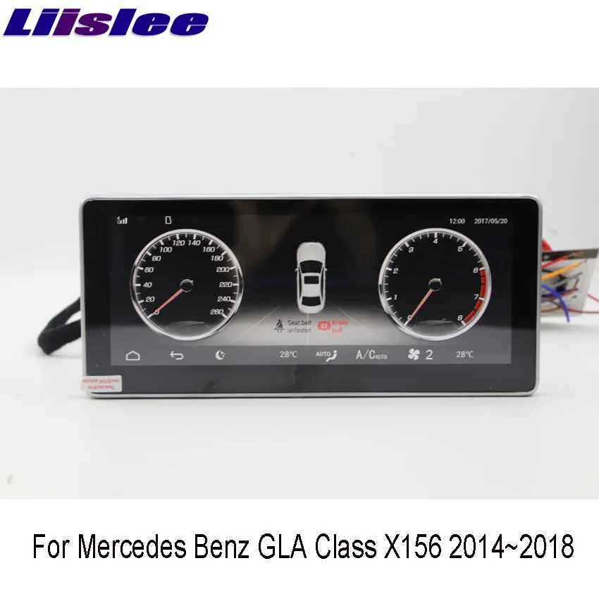 Cheap Liislee 10.25" Android For Mercedes Benz MB GLA Class X156 2014~2018 GPS Navigation radio stereo dash multimedia player 4