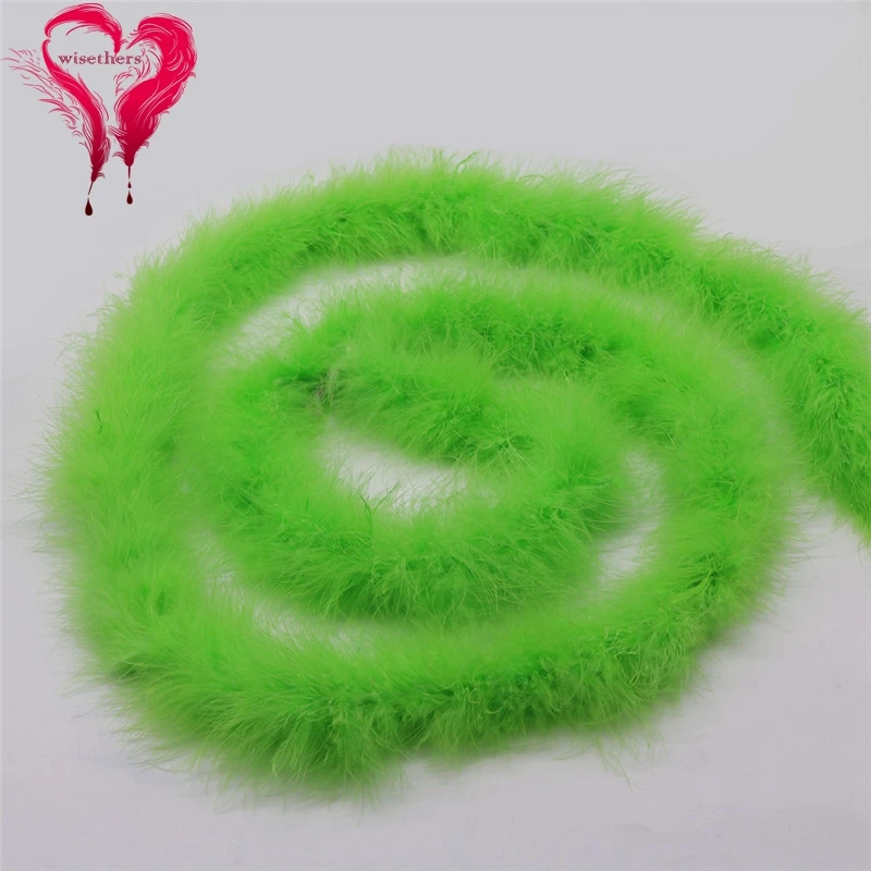 green marabou feather boa 1