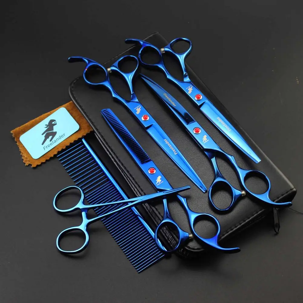 

Freelander Professional Pet Grooming Scissors 7 Inch,JP440C,62HRC,Dog Grooming Shears,Cutting Scissors For Gog Grooming