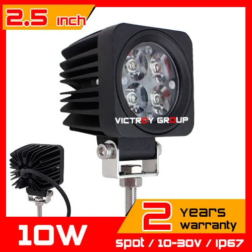 

2X 10W LED Work Light Tractor ATV Motorcycle 12v Offroad Fog light Spot / Flood LED Worklight External Light Save on 27w 18w
