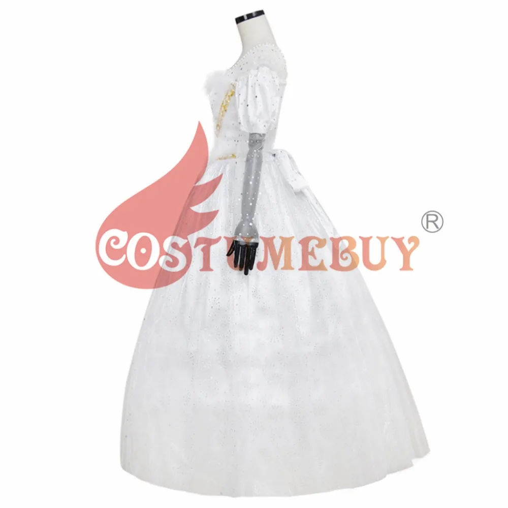 Costumebuy индивидуальный заказ с оформлением в стиле «Алиса в стране чудес белый queen Косплей Костюм принцессы платье для женщин бальное платье