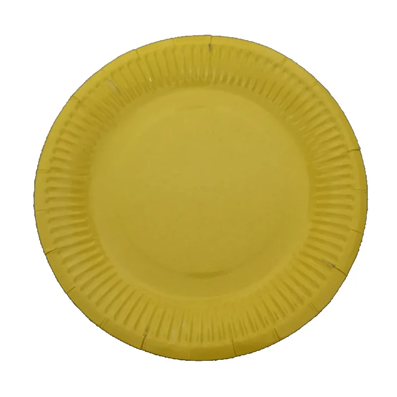 

10pcs/lot red theme disposable plates solid color birthday party decorations red paper plates pure color dishes