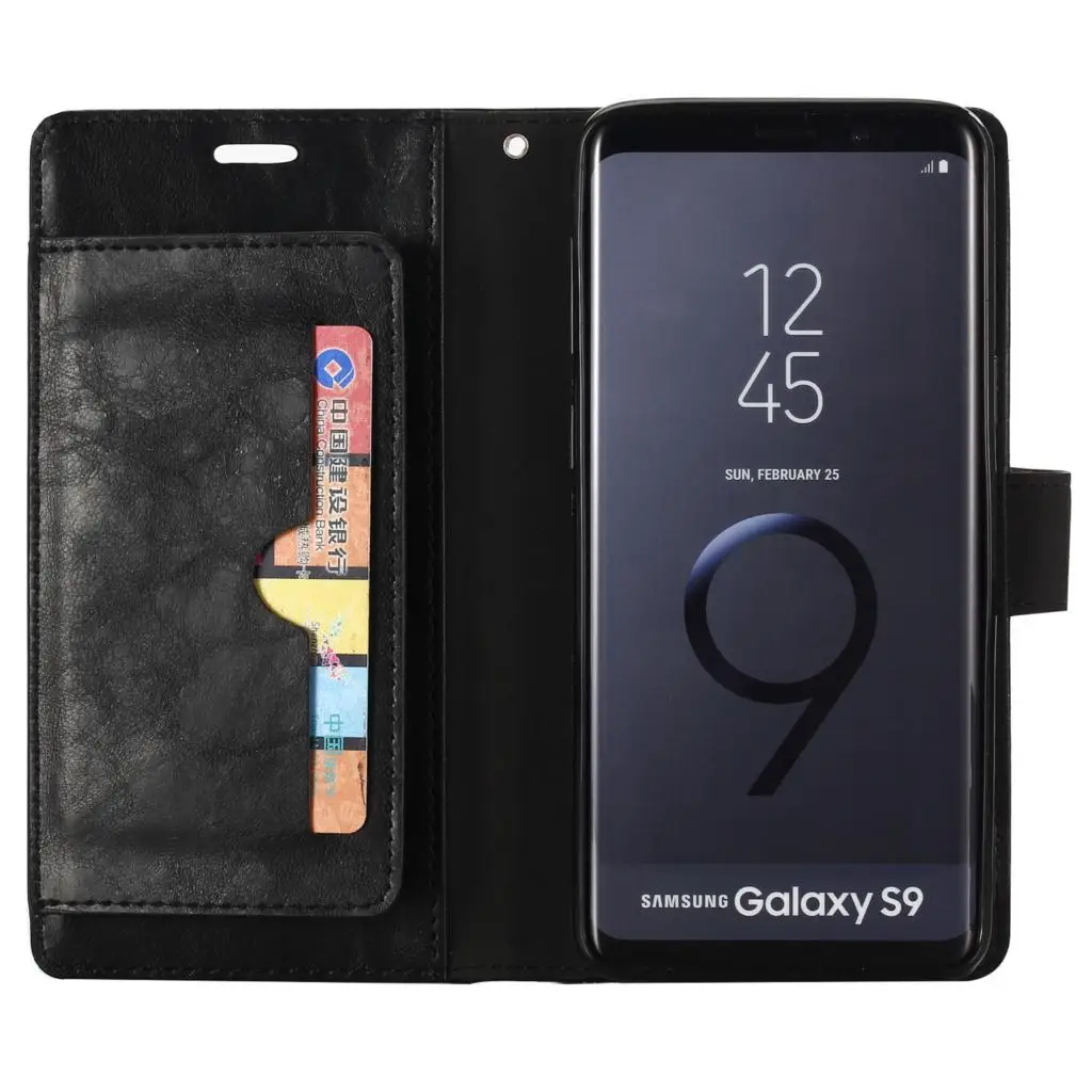 Винтажный кожаный чехол кошелек для Samsung Galaxy Note 10 9 8 5 S8 S9 S10 Plus S10E S6 S7 Edge A3 A5 A7 2017