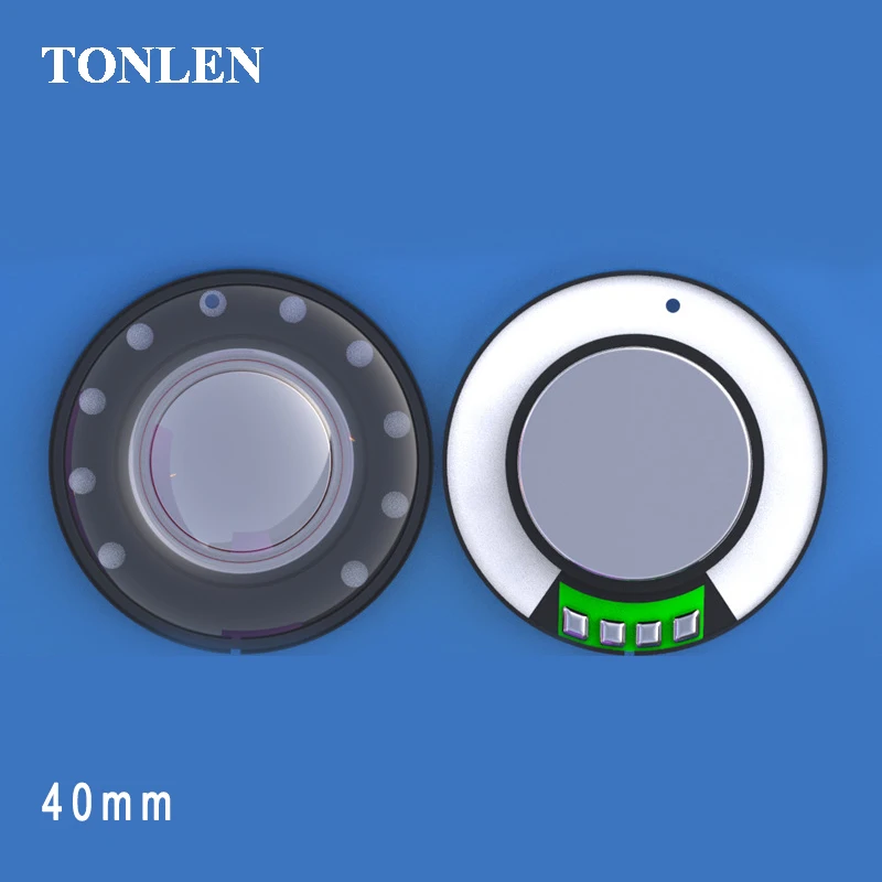 TONLON HiFi Headphone Speaker Accessories 40mm Headset Polymer Liquid Crystal Diaphragm Full Frequency Headset Speaker Unit 1pcs