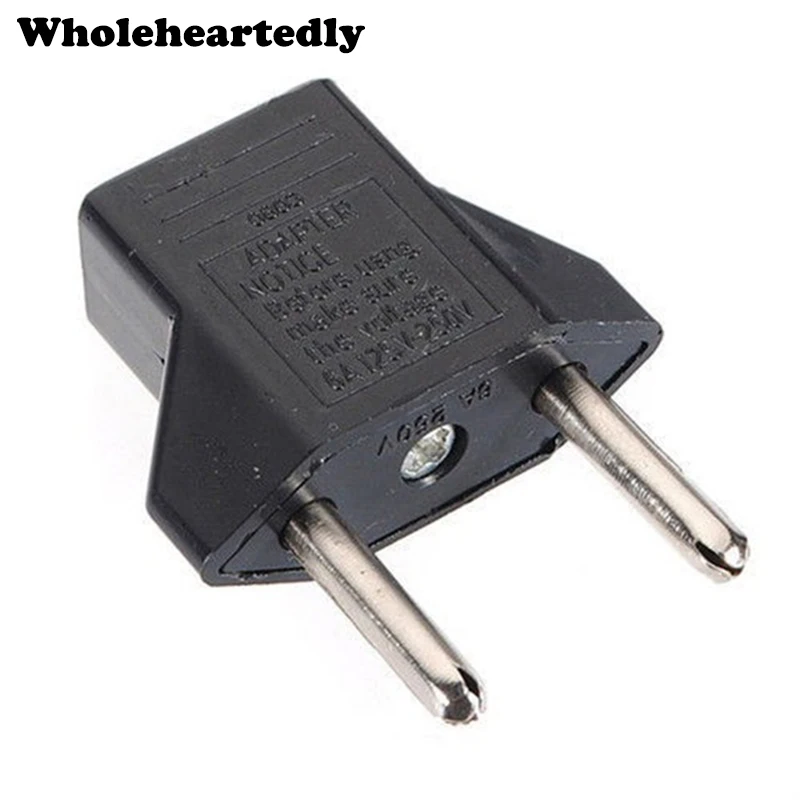 

Promotion US to EU AC Power Plug Home Travel Converter US Europe EURO Wall Charger Jack Connector Socket Adapter Adaptor