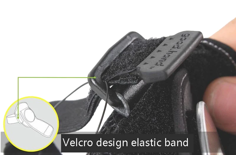 Bicycle Wristband Arm Adjustable Rear View Mirror Portable Cycling Convex Wide Range Back Sight Reflector Rearview MTB PA0086 (5)